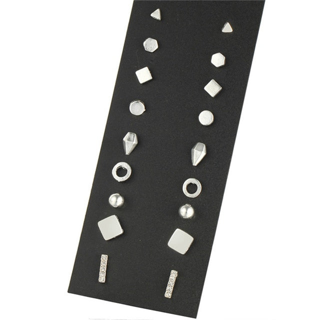 Minimalist Mixed Small Earrings Set - Shopeasywear