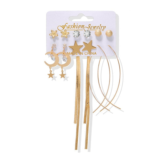 New Women Earrings Set