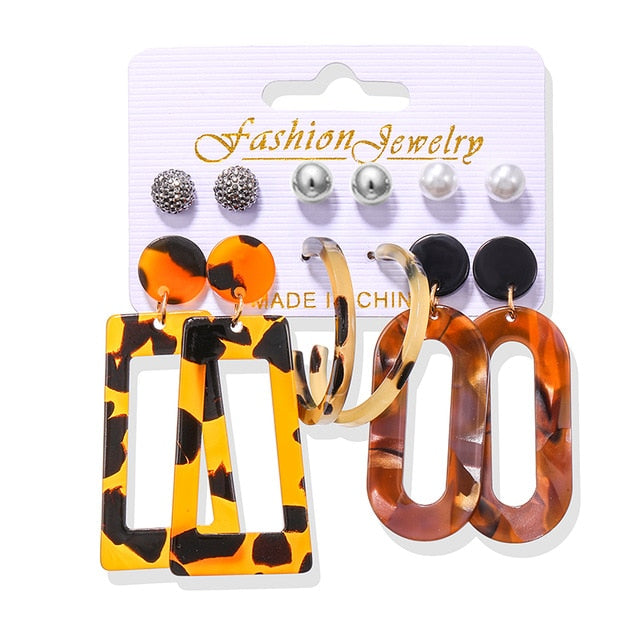 New Women Earrings Set