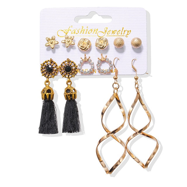 New Women Earrings Set