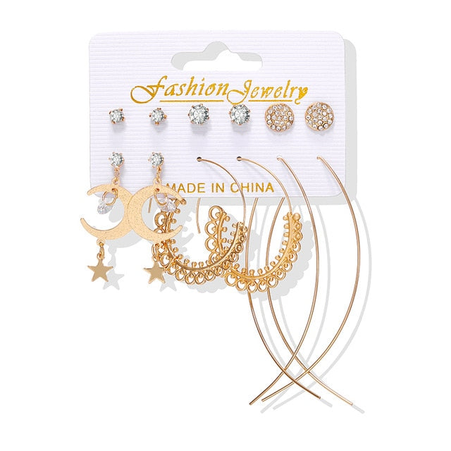New Women Earrings Set