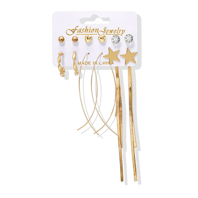 New Women Earrings Set