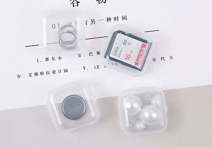 5pcs Transparent Portable Mini Jewelry Box - Shopeasywear