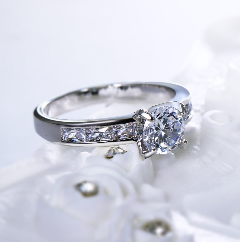 Solitaire Ring for Women Engagement