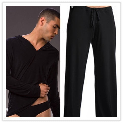 Men Sleepwear Male Pajama