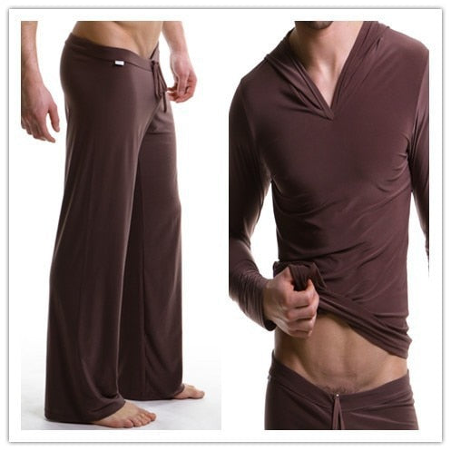 Men Sleepwear Male Pajama