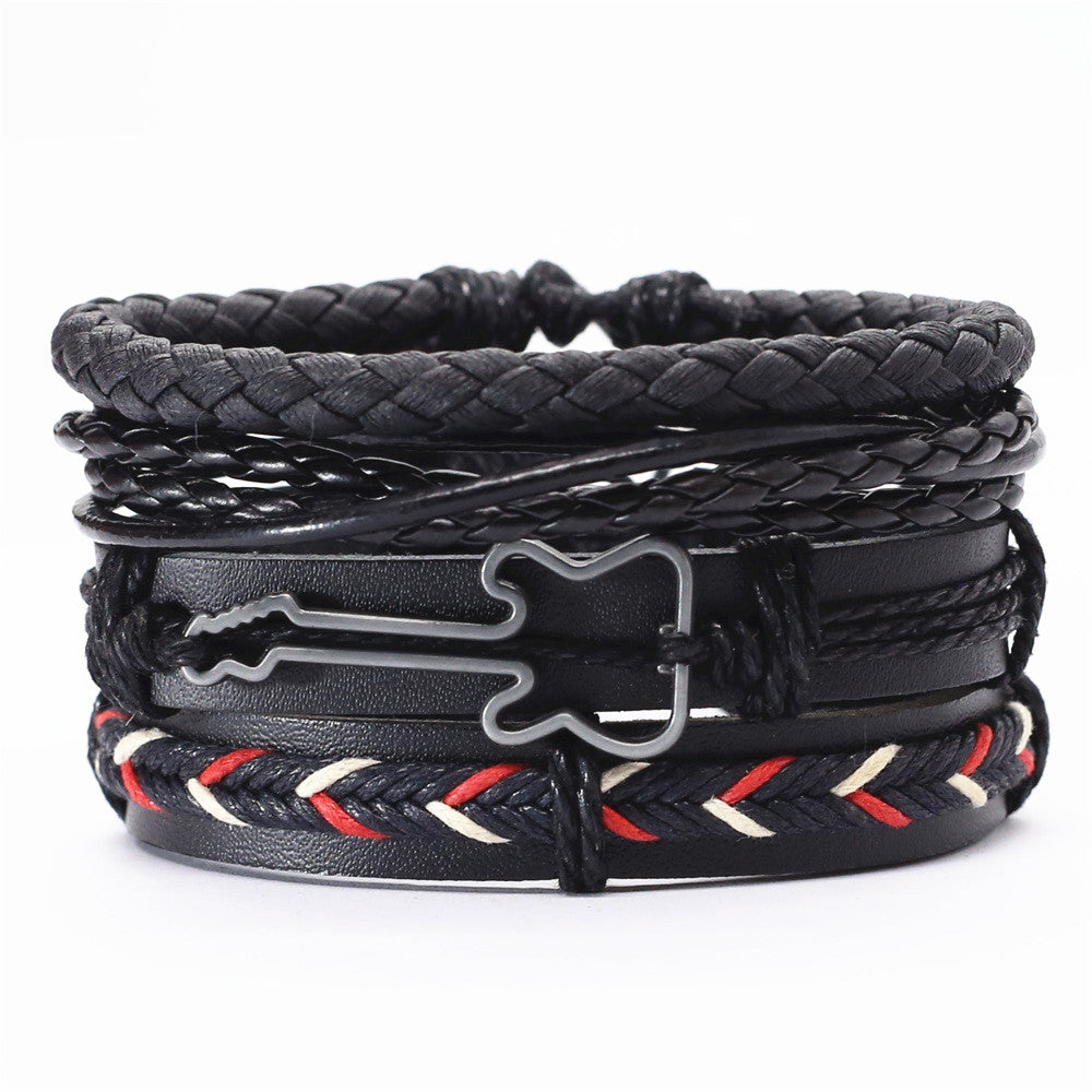 New 4 Pcs/set Guitar Men Bracelets - Shopeasywear