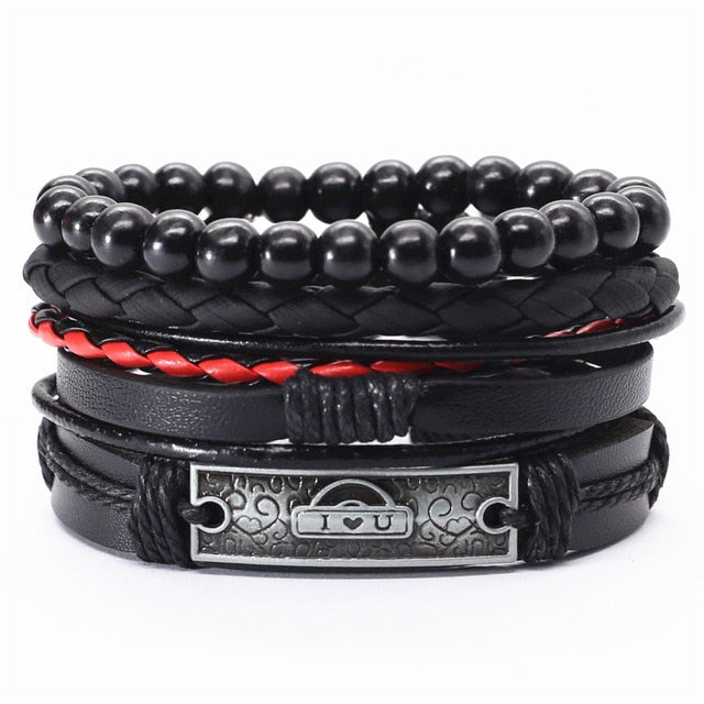 New 4 Pcs/set Guitar Men Bracelets - Shopeasywear
