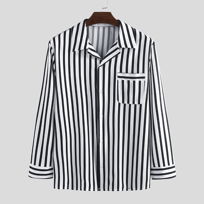 New Striped Couple Pajamas Sets