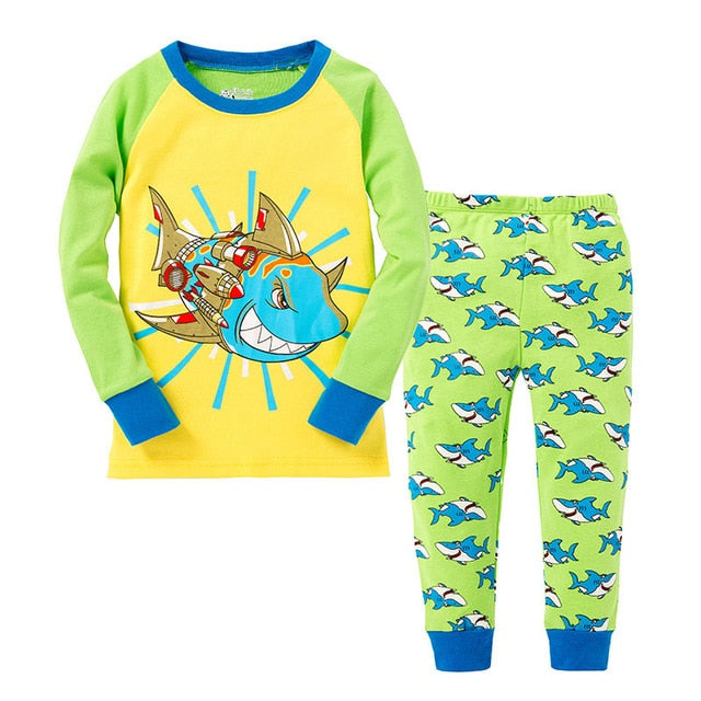 New Fashion Boys Motorcycle Pajamas For Kids
