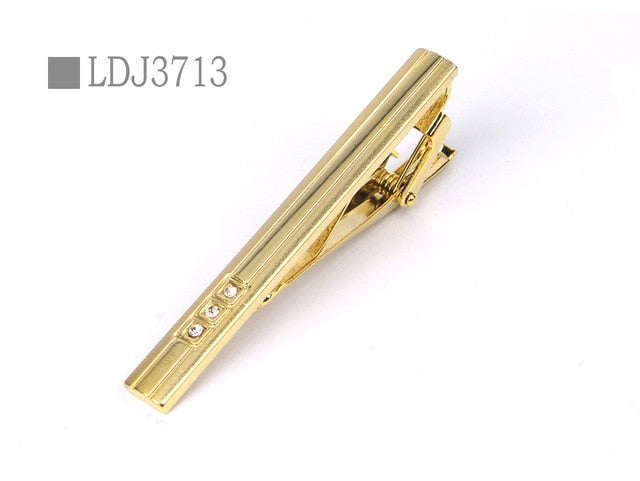 Ceremony Metal Gold Tie Clip - Shopeasywear