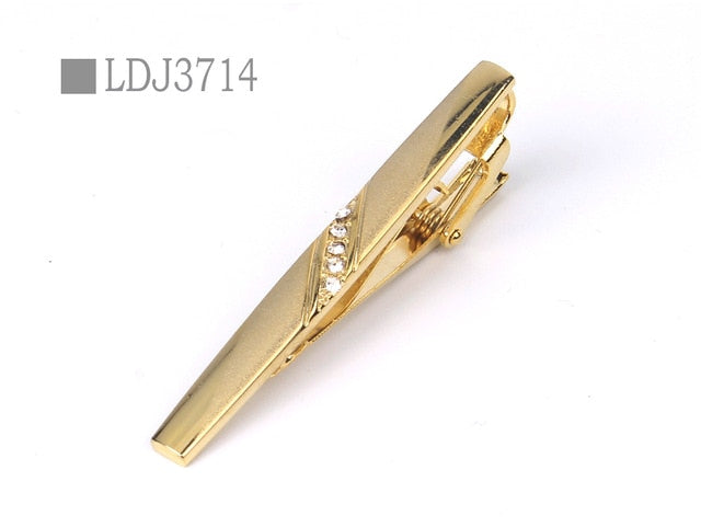 Ceremony Metal Gold Tie Clip - Shopeasywear