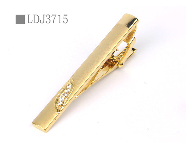 Ceremony Metal Gold Tie Clip - Shopeasywear