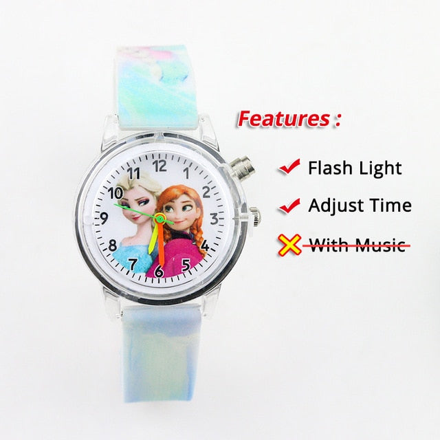 Colorful Flash Light Spiderman Kids Watches - Shopeasywear
