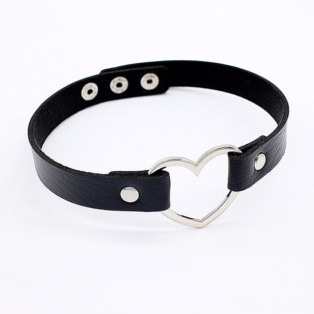 Big Heart Choker Necklace