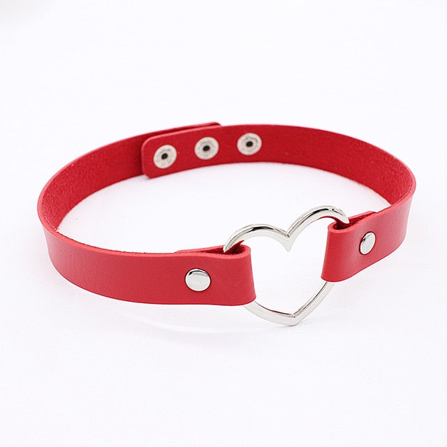 Big Heart Choker Necklace