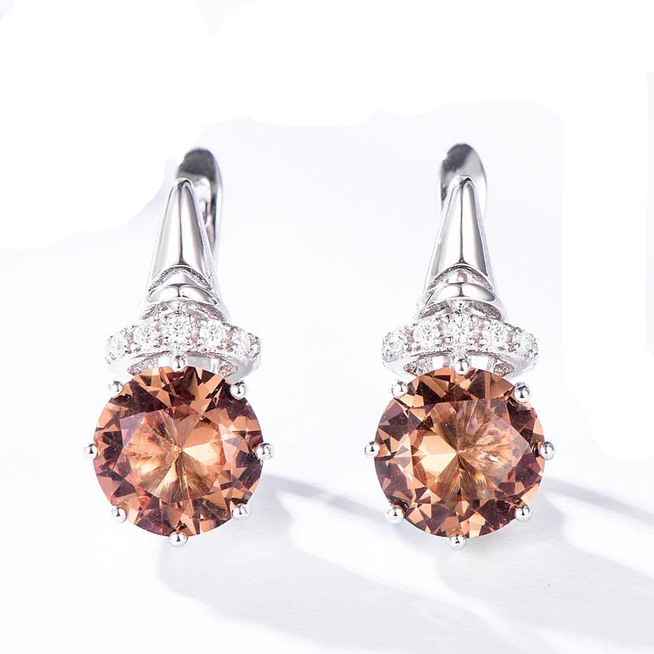 Gemstone Clip Earrings for Women - Shopeasywear