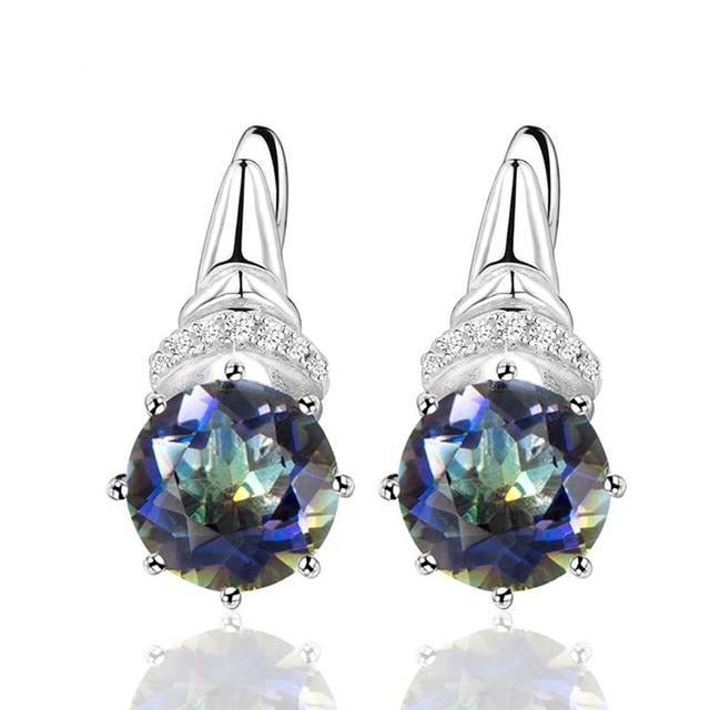 Gemstone Clip Earrings for Women - Shopeasywear