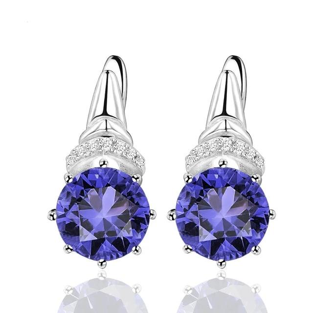 Gemstone Clip Earrings for Women - Shopeasywear