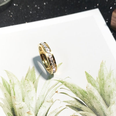 Gold Color Woman Gift Ring