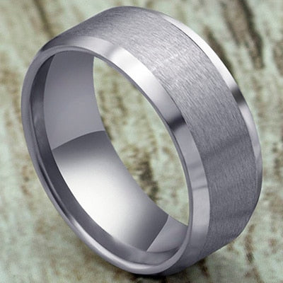 8mm Stainless Steel Ring
