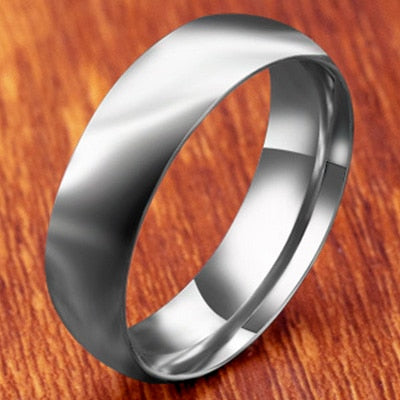 8mm Stainless Steel Ring