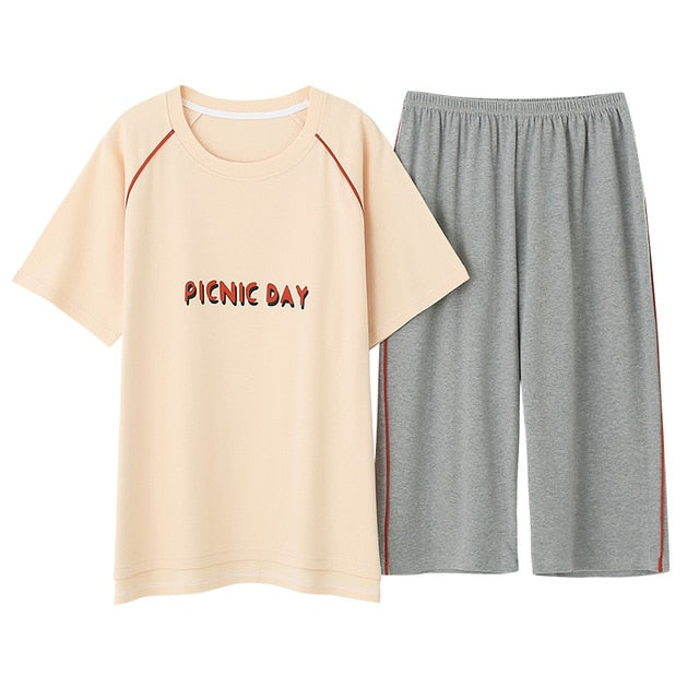Newest Summer 100% Cotton Cartoon Women Pajamas