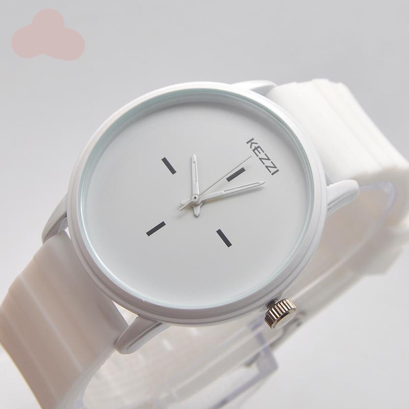 Black White Silicone Watches - Shopeasywear