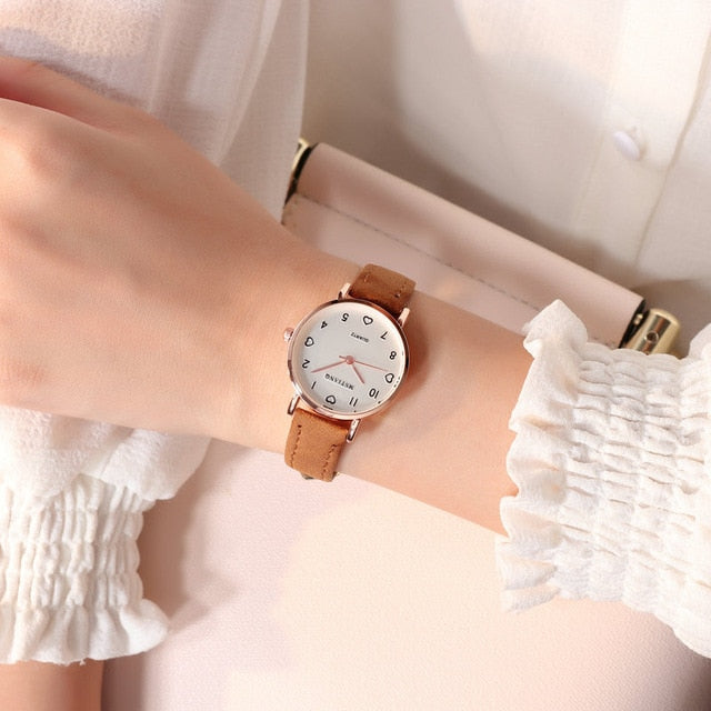 Simple Vintage Women Small Dial Watch - Shopeasywear