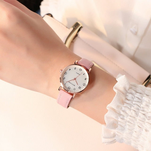 Simple Vintage Women Small Dial Watch - Shopeasywear