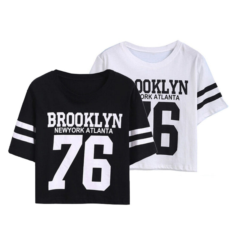Fashion Crop Top T-shirt for Women