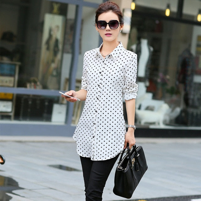 New Fashion Print Blouses For Women