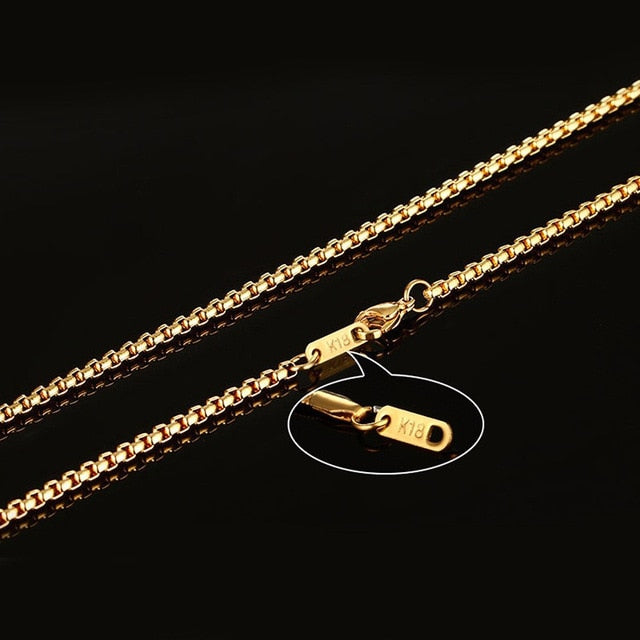 Men's Stainless Steel Thick Golden Link Chain - Shopeasywear