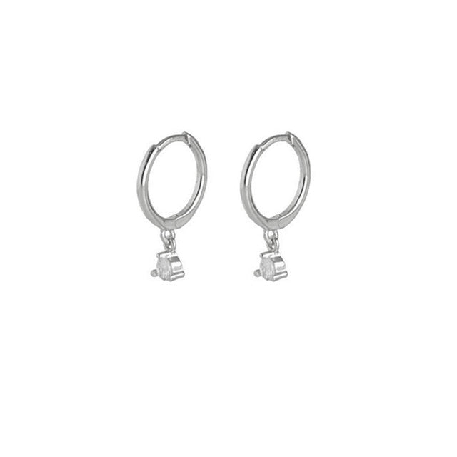 Huggies Circle Drop Earring - Shopeasywear