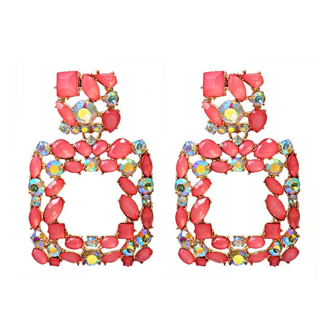 Hollowed-out Hanging Colorful Crystals - Shopeasywear