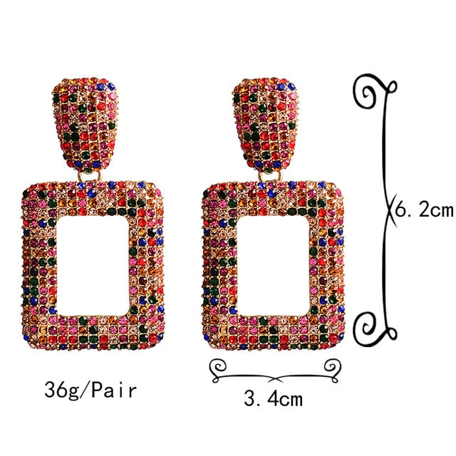 Hollowed-out Hanging Colorful Crystals - Shopeasywear