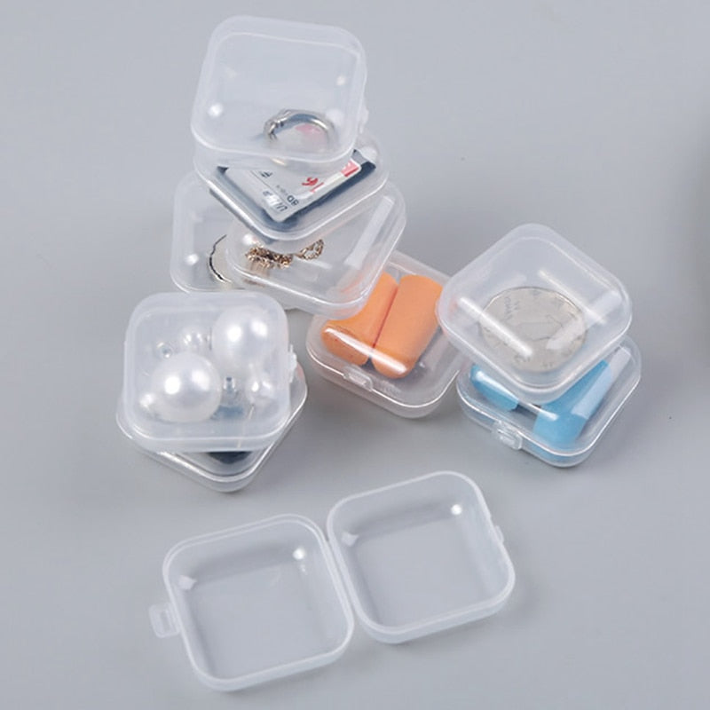 5pcs Transparent Portable Mini Jewelry Box - Shopeasywear