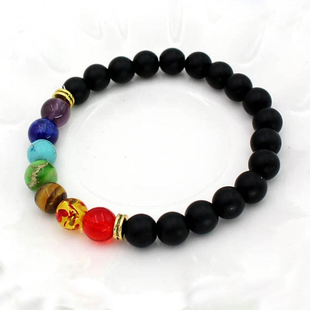 Natural Lava Stone Beaded Bracelet - Shopeasywear