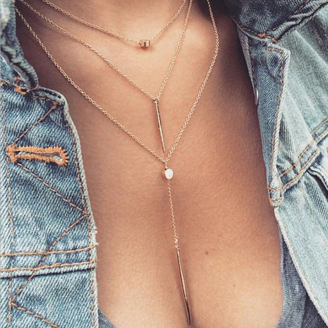 Gold Color Star Pendant - Shopeasywear