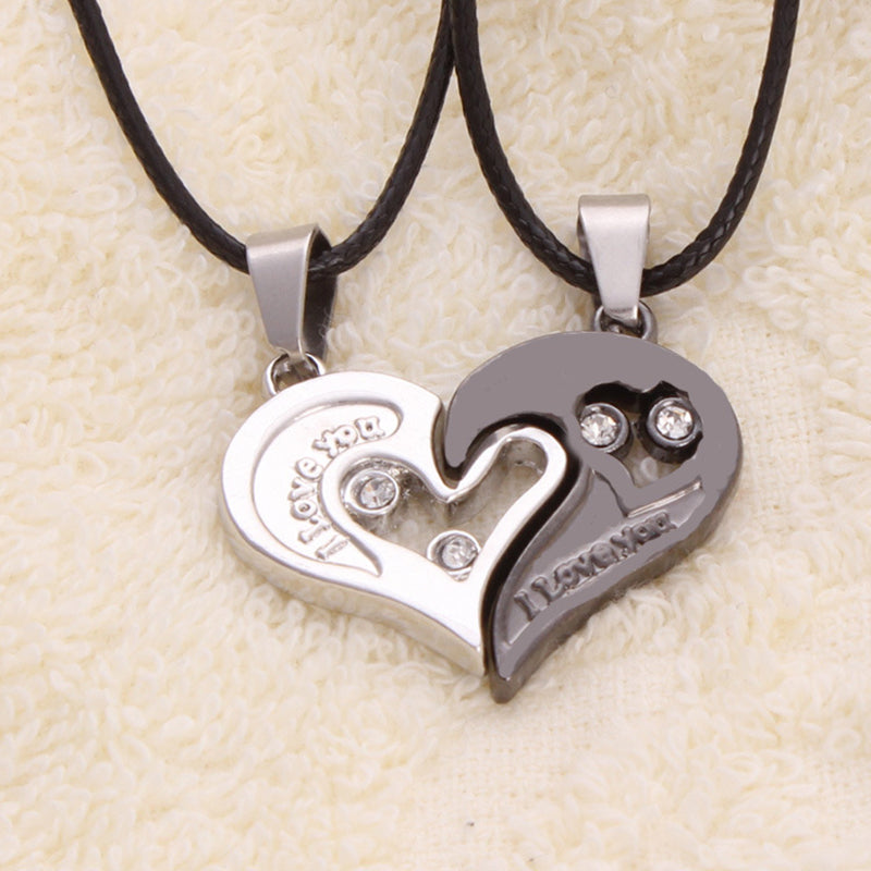 Heart Shape I Love You Necklace - Shopeasywear