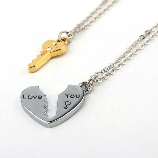 Sliver Broken Heart Necklace - Shopeasywear