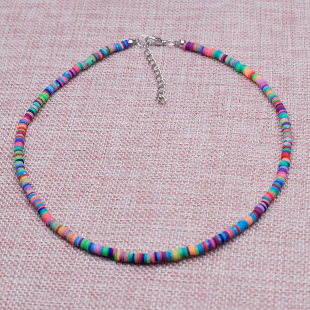 20 Colors Polymer Clay Necklace