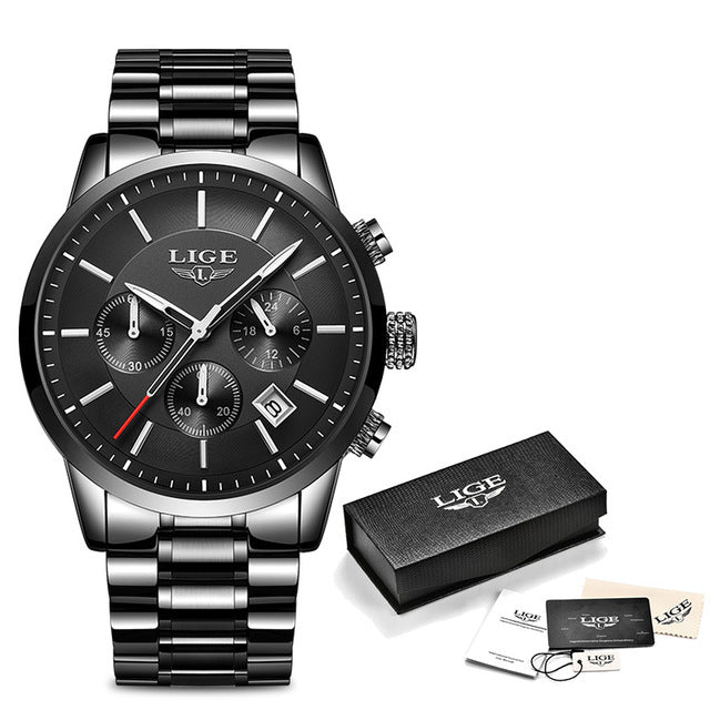 Full Steel Analog Quartz Watch - Shopeasywear