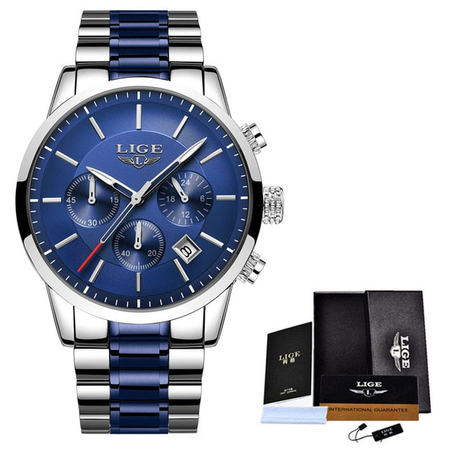 Full Steel Analog Quartz Watch - Shopeasywear