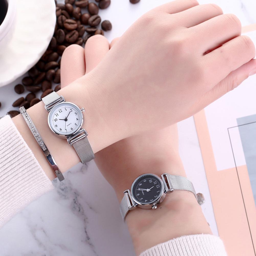 Small Casual Silver Mesh Belt Watch - Shopeasywear