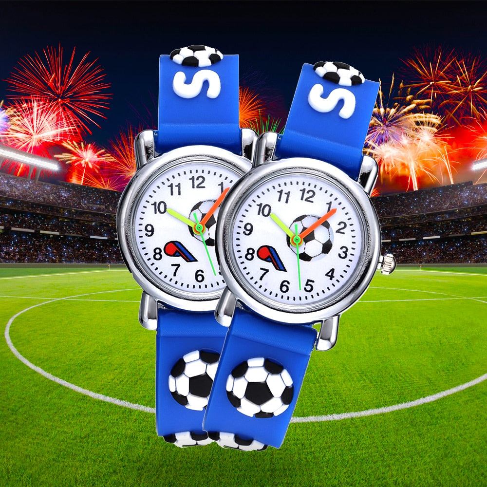 Football Silicone Kids Watch - Shopeasywear