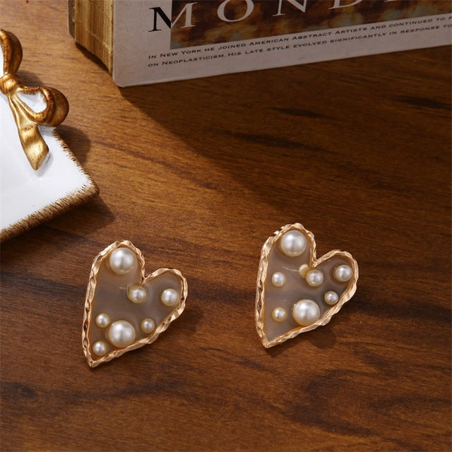 Trend Simulation Pearl Long Earrings - Shopeasywear