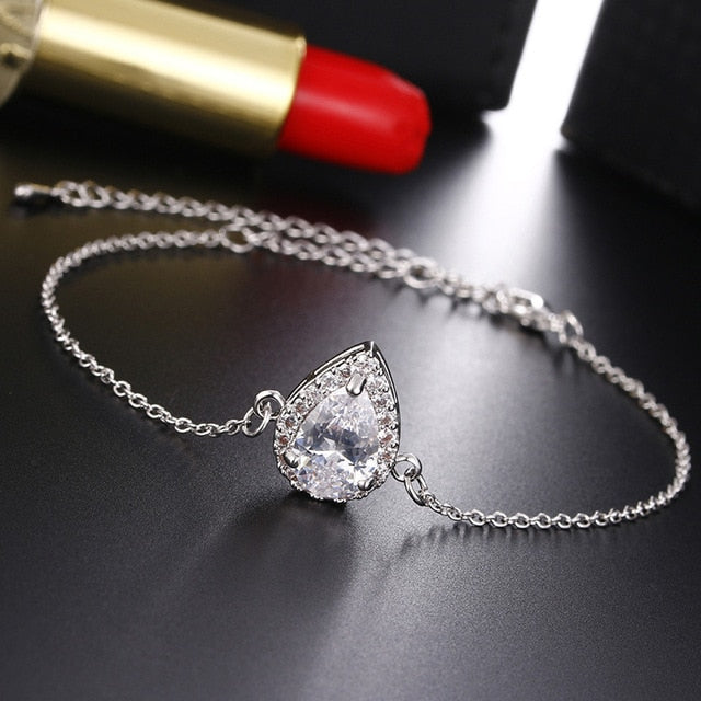 Water Drop Wedding Jewelry Sets