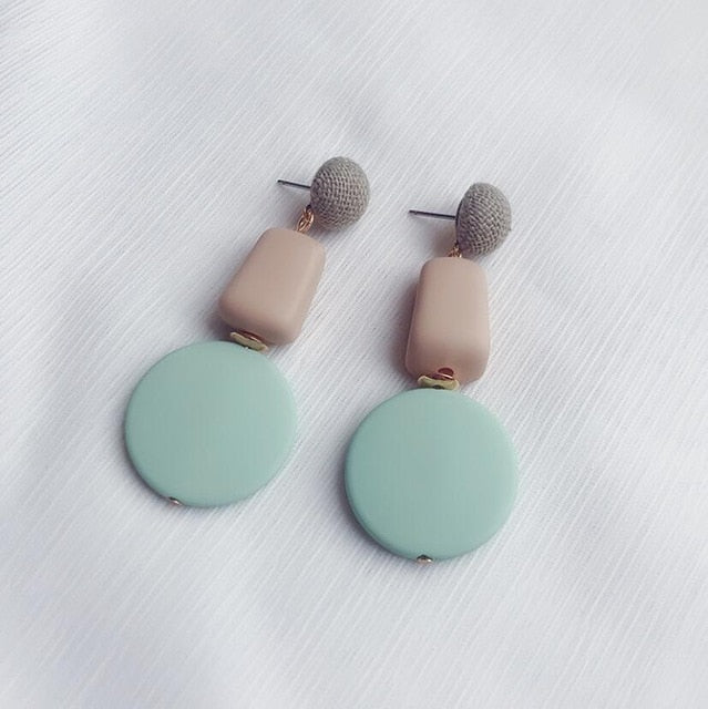 Acrylic Acetate Drop Earrings - Shopeasywear