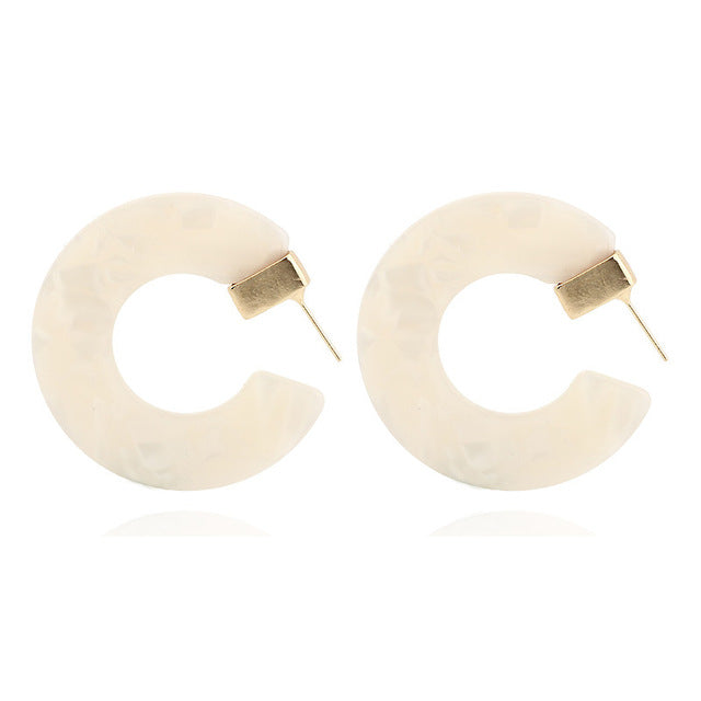 Acrylic Acetate Drop Earrings - Shopeasywear